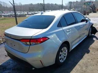 2024 Toyota Corolla LE with VIN 5YFB4MDE8RP152430, listed as a IAAI auction lot 41686276 with 4,142 mi miles. Bid and sale history available at carsss.com. Image 4.