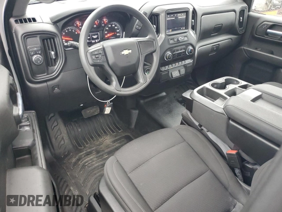 2023 Chevrolet Silverado 1500 Work Truck with VIN 3GCNAAED7PG301679, listed as a Copart auction lot 46374295 with 7,856 mi miles and Clean Title. Bid and sale history available at carsss.com. Image 8.