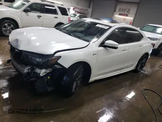 2019 Acura TLX w/A-Spec Pkg with VIN 19UUB3F67KA000682, listed as a Copart auction lot 87187384 with 72,393 mi miles and Salvage Title. Bid and sale history available at carsss.com. Image 1.