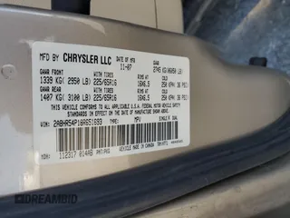 2008 Chrysler Town & Country Touring with VIN 2A8HR54P18R651693, listed as a Copart auction lot 88906765 with Not Provided miles and Salvage Title. Bid and sale history available at carsss.com. Image 13.