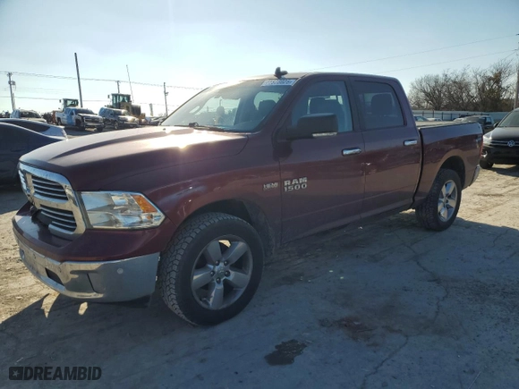 2018 Ram 1500 Big Horn with VIN 3C6RR6LT0JG145890, listed as a Copart auction lot 41678025 with 156,380 mi miles and Salvage Title. Bid and sale history available at carsss.com. Image 1.
