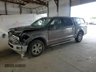 2017 Ford F-150 XL with VIN 1FTEW1C80HFB53952, listed as a Copart auction lot 58004265 with 110,415 mi miles and Salvage title. Bid and sale history available at DreamBid. Image 1.