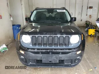 2017 Jeep Renegade Altitude with VIN ZACCJBBB0HPE64660, listed as a Copart auction lot 58768965 with 127,278 mi miles and Salvage title. Bid and sale history available at DreamBid. Image 5.