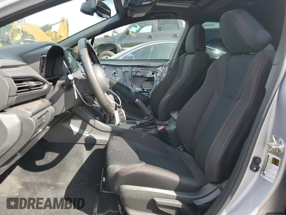 2022 Subaru WRX Premium with VIN JF1VBAF61N9026939, listed as a Copart auction lot 63619625 with 20,858 mi miles and Salvage title. Bid and sale history available at DreamBid. Image 7.