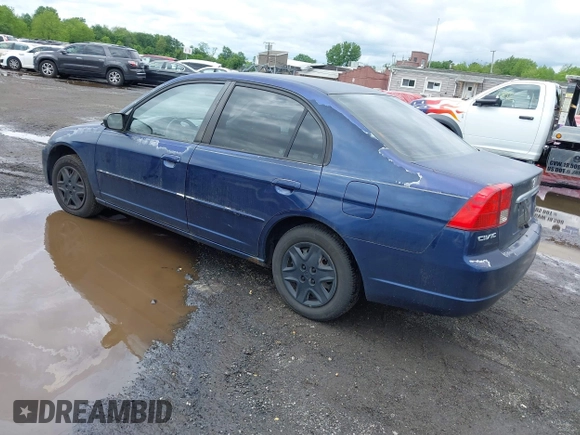 2003 Honda Civic LX z VIN 2HGES16513H593796, wystawiony jako IAAI lot #42352627 z przebiegiem 155 799 mil mil oraz . Historia ofert i sprzedaży dostępna na DreamBid. Obrazek 3.