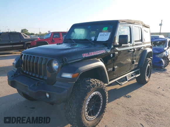 2018 Jeep Wrangler Unlimited Sport S z VIN 1C4HJXDG9JW169478, wystawiony jako IAAI lot #40387425 z przebiegiem 59 287 mil mil oraz . Historia ofert i sprzedaży dostępna na DreamBid. Obrazek 17.