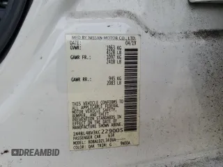 2019 Nissan Altima S with VIN 1N4BL4BV3KC229005, listed as a Copart auction lot 50918175 with 111,924 mi miles and Salvage Title. Bid and sale history available at DreamBid. Image 12.