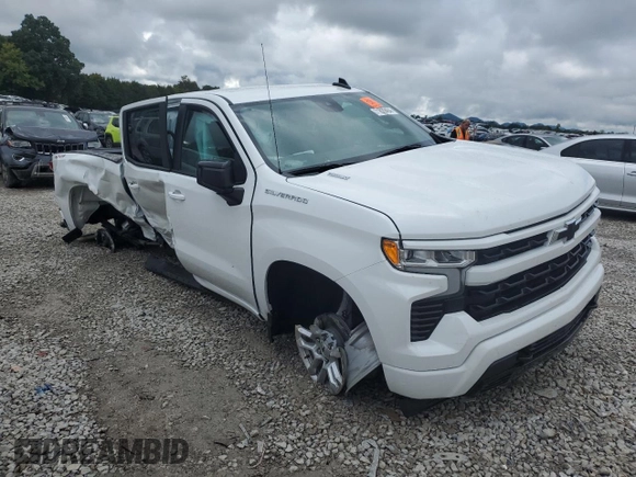 2024 Chevrolet Silverado 1500 RST with VIN 3GCPDEEK8RG356943, listed as a Copart auction lot 71829464 with 4,508 mi miles and Salvage Title. Bid and sale history available at carsss.com. Image 4.