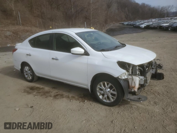 2016 Nissan Versa SV with VIN 3N1CN7AP5GL888005, listed as a Copart auction lot 48986065 with 145,182 mi miles and Salvage Title. Bid and sale history available at DreamBid. Image 4.