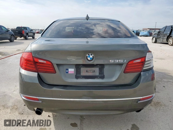 2014 BMW 5 Series 535i with VIN WBA5B1C5XED480073, listed as a Copart auction lot 50548555 with 101,179 mi miles and Clean Title. Bid and sale history available at carsss.com. Image 6.