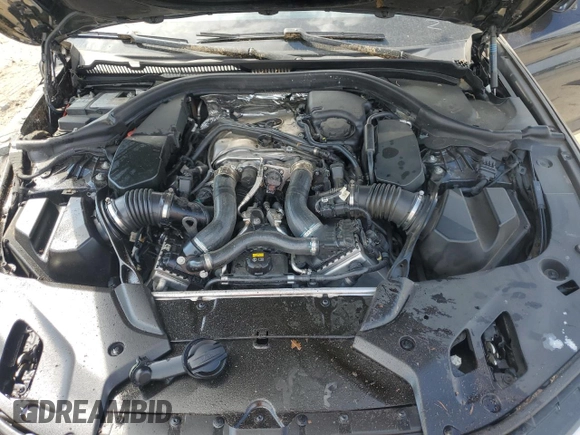 2020 BMW 5 Series M550i xDrive with VIN WBAJS7C03LCD00279, listed as a Copart auction lot 55698035 with 76,057 mi miles and Clean title. Bid and sale history available at DreamBid. Image 11.