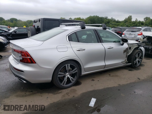 2022 Volvo S60 Plus Dark Theme with VIN 7JRL12TLXNG176100, listed as a Copart auction lot 65460483 with 18,307 mi miles. Bid and sale history available at carsss.com. Image 3.