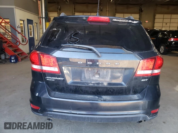 2017 Dodge Journey SXT with VIN 3C4PDDBG8HT592198, listed as a Copart auction lot 55170285 with 168,137 mi miles and Clean title. Bid and sale history available at DreamBid. Image 6.