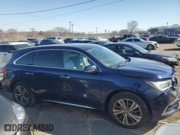 2019 Acura MDX Technology with VIN 5J8YD4H54KL033987, listed as a Copart auction lot 44529105 with 59,097 mi miles and Salvage title. Bid and sale history available at DreamBid. Image 4.