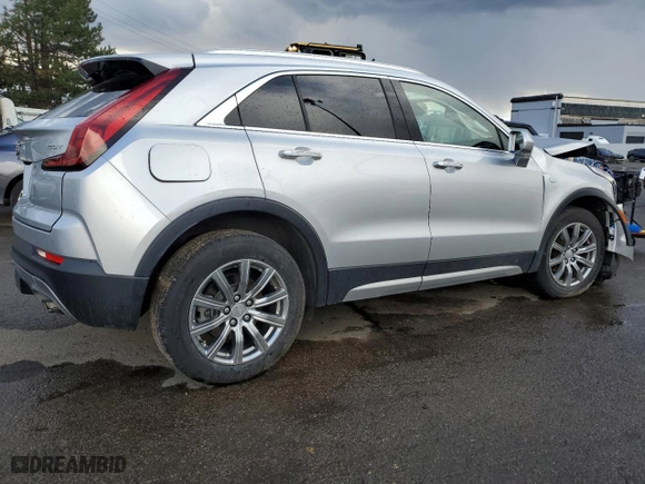 2019 Cadillac XT4 AWD Premium Luxury with VIN 1GYFZDR45KF133229, listed as a Copart auction lot 46809295 with 53,794 mi miles and Salvage Title. Bid and sale history available at carsss.com. Image 3.