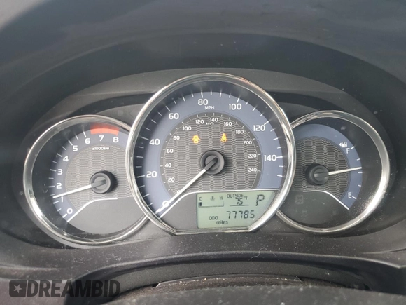 2016 Toyota Corolla L with VIN 2T1BURHE7GC612925, listed as a Copart auction lot 60486935 with 77,785 mi miles and Salvage title. Bid and sale history available at DreamBid. Image 9.