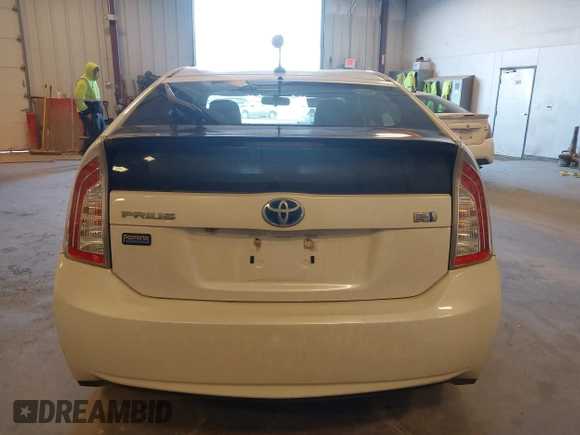 2013 Toyota Prius One with VIN JTDKN3DU7D5625142, listed as a IAAI auction lot 41867328 with 192,827 mi miles. Bid and sale history available at carsss.com. Image 16.