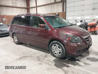 2007 Honda Odyssey EX-L with VIN 5FNRL38707B417745, listed as a IAAI auction lot 41861866 with 230,840 mi miles. Bid and sale history available at carsss.com. Image 1.