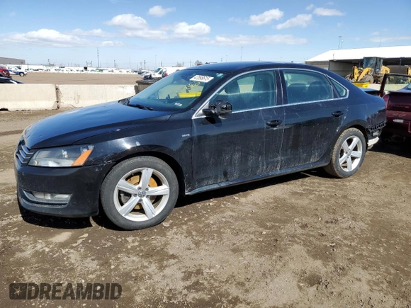 2015 Volkswagen Passat S with VIN 1VWAT7A30FC103615, listed as a Copart auction lot 47098615 with 165,464 mi miles and Salvage title. Bid and sale history available at DreamBid. Image 1.