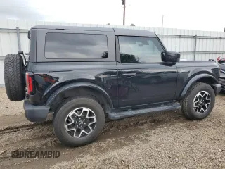 2023 Ford Bronco with VIN 1FMDE5AH4PLB13846, listed as a Copart auction lot 53741085 with 19,231 mi miles and Salvage title. Bid and sale history available at DreamBid. Image 3.