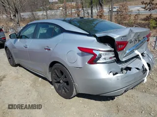2018 Nissan Maxima SL with VIN 1N4AA6AP4JC395080, listed as a IAAI auction lot 41781646 with 63,693 mi miles and . Bid and sale history available at DreamBid. Image 3.