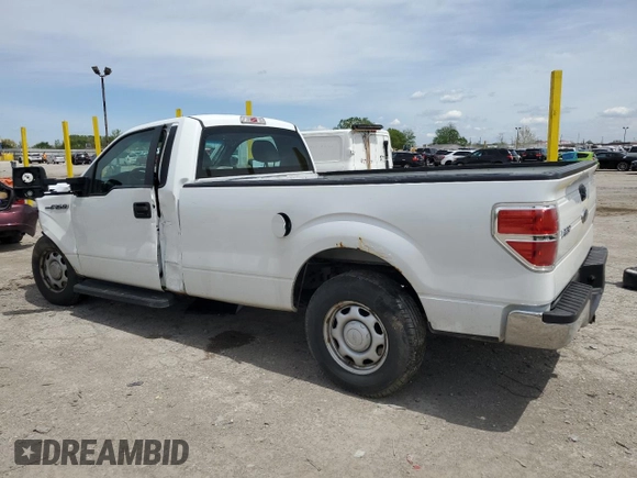2010 Ford F-150 XL with VIN 1FTMF1CW2AKE74396, listed as a Copart auction lot 55518535 with 200,140 mi miles and Salvage title. Bid and sale history available at DreamBid. Image 2.