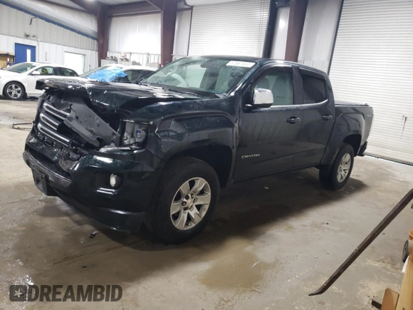 2015 GMC Canyon 4WD SLE with VIN 1GTG6BE38F1258880, listed as a Copart auction lot 57887664 with 142,346 mi miles and Salvage Title. Bid and sale history available at carsss.com. Image 1.