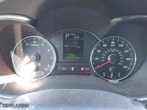 2018 Kia Forte LX with VIN 3KPFK4A77JE246026, listed as a IAAI auction lot 41846417 with 77,847 mi miles. Bid and sale history available at carsss.com. Image 15.