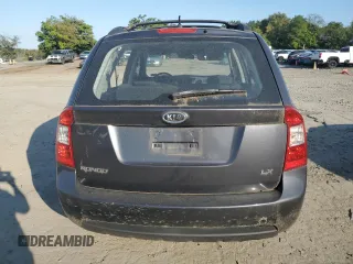 2008 Kia Rondo LX with VIN KNAFG525487218373, listed as a Copart auction lot 70658484 with 128,320 mi miles and Salvage Title. Bid and sale history available at carsss.com. Image 6.