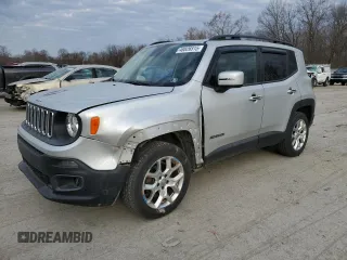2015 Jeep Renegade Latitude with VIN ZACCJBBT0FPB70823, listed as a Copart auction lot 48826515 with 114,072 mi miles and Salvage Title. Bid and sale history available at carsss.com. Image 1.