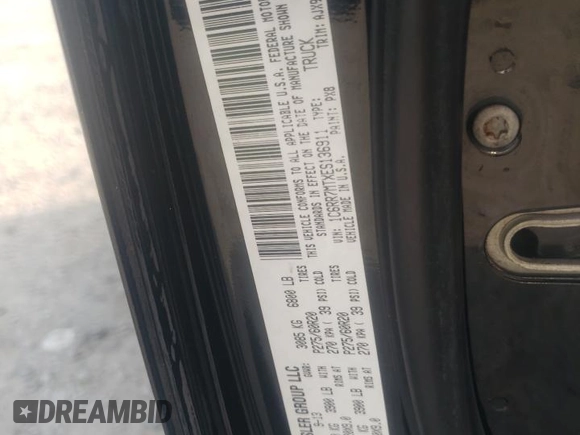 2014 Ram 1500 Sport z VIN 1C6RR7MTXES136911, wystawiony jako Copart lot #62256965 z przebiegiem 303 522 mil mil oraz Czysty tytuł • Clean title. Historia ofert i sprzedaży dostępna na DreamBid. Obrazek 12.