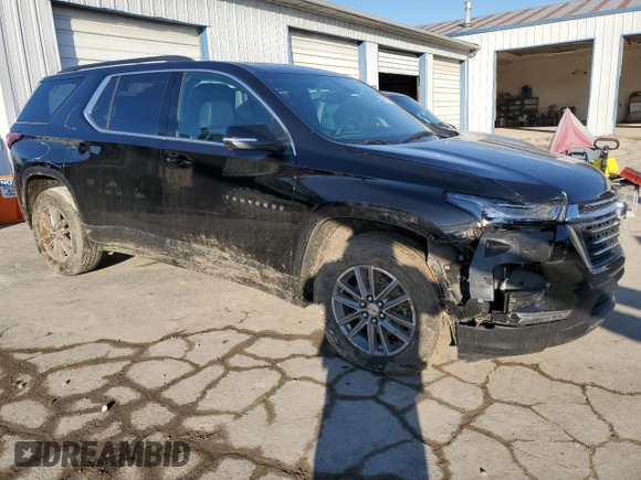 2022 Chevrolet Traverse LT Leather with VIN 1GNERHKW9NJ194998, listed as a Copart auction lot 46131745 with 43,684 mi miles and Salvage Title. Bid and sale history available at carsss.com. Image 4.