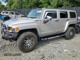 2006 Hummer H3 with VIN 5GTDN136668197039, listed as a Copart auction lot 60621614 with 209,051 mi miles and Salvage Title. Bid and sale history available at carsss.com. Image 1.