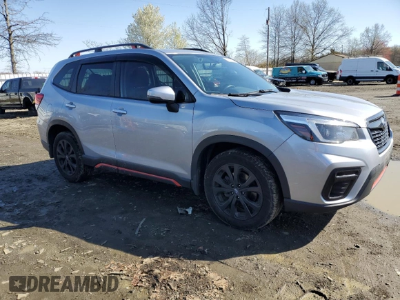 2021 Subaru Forester Special Sports with VIN JF2SKALC8MH522415, listed as a Copart auction lot 52174315 with 79,882 mi miles and Salvage title. Bid and sale history available at DreamBid. Image 4.