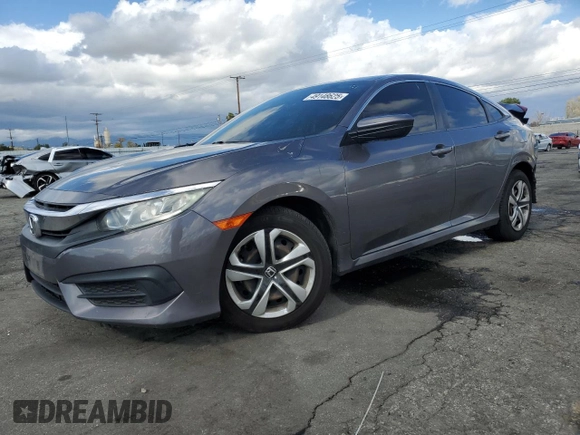 2018 Honda Civic LX with VIN 2HGFC2F58JH564476, listed as a Copart auction lot 49148625 with 83,861 mi miles and Salvage Title. Bid and sale history available at DreamBid. Image 1.