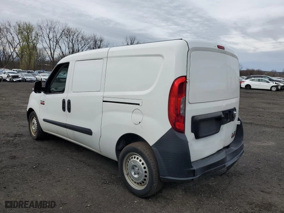 2019 Ram ProMaster City Cargo Van Tradesman with VIN ZFBHRFAB8K6M41387, listed as a Copart auction lot 48423475 with 158,527 mi miles and Salvage Title. Bid and sale history available at carsss.com. Image 2.