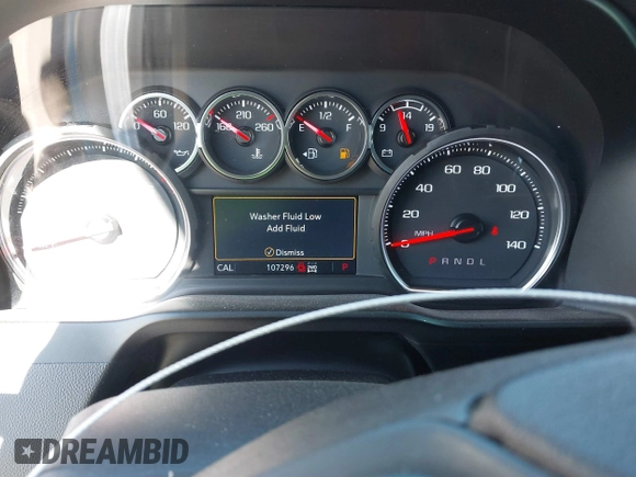 2021 Chevrolet Silverado 1500 LTZ with VIN 3GCUYGED5MG230486, listed as a IAAI auction lot 41815128 with 107,296 mi miles and . Bid and sale history available at DreamBid. Image 7.