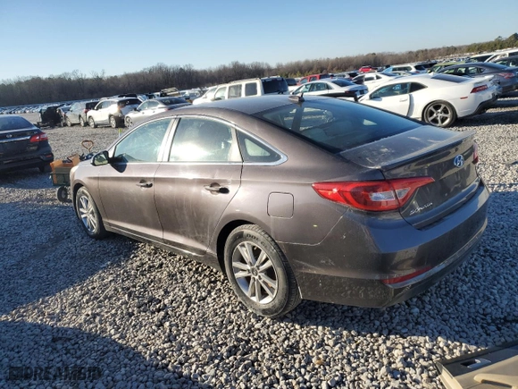 2016 Hyundai Sonata 2.4L SE with VIN 5NPE24AF4GH374828, listed as a Copart auction lot 41791045 with 107,136 mi miles and Salvage Title. Bid and sale history available at carsss.com. Image 2.