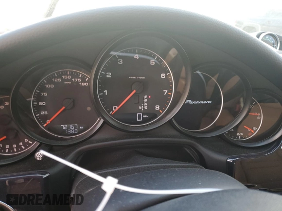 2015 Porsche Panamera 4 with VIN WP0AA2A74FL005704, listed as a Copart auction lot 52975975 with 72,167 mi miles and Salvage Title. Bid and sale history available at DreamBid. Image 9.
