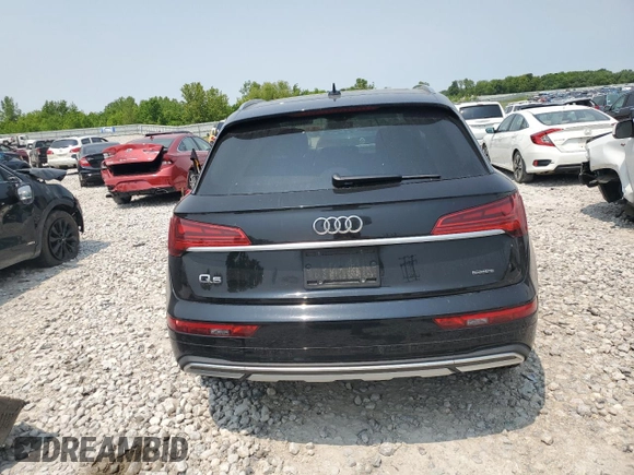 2021 Audi Q5 Premium with VIN WA1AAAFY6M2034114, listed as a Copart auction lot 59096955 with 45,267 mi miles and Clean title. Bid and sale history available at DreamBid. Image 6.