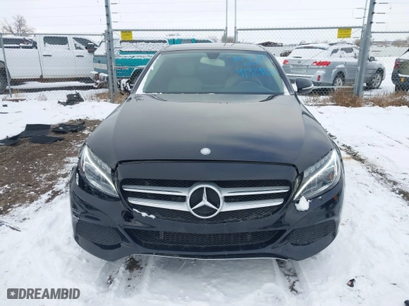 2015 Mercedes-Benz C-Class C 300 with VIN 55SWF4JB9FU048363, listed as a IAAI auction lot 41324130 with 101,595 mi miles. Bid and sale history available at carsss.com. Image 12.