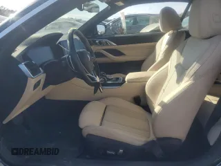 2023 BMW 4 Series 430i xDrive with VIN WBA43AT02PCM93518, listed as a Copart auction lot 73193044 with 15,520 mi miles and Salvage Title. Bid and sale history available at DreamBid. Image 7.