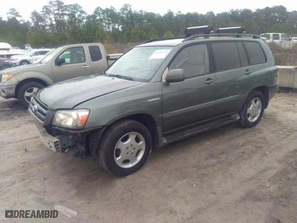 2006 Toyota Highlander w/3rd Row with VIN JTEEP21A960146311, listed as a IAAI auction lot 41531723 with 145,195 mi miles. Bid and sale history available at carsss.com. Image 2.