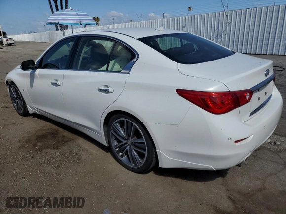 2014 Infiniti Q50 Premium z VIN JN1BV7AP5EM685839, wystawiony jako Copart lot #51238415 z przebiegiem 128 933 mil mil oraz Szkoda całkowita • Salvage title. Historia ofert i sprzedaży dostępna na DreamBid. Obrazek 2.