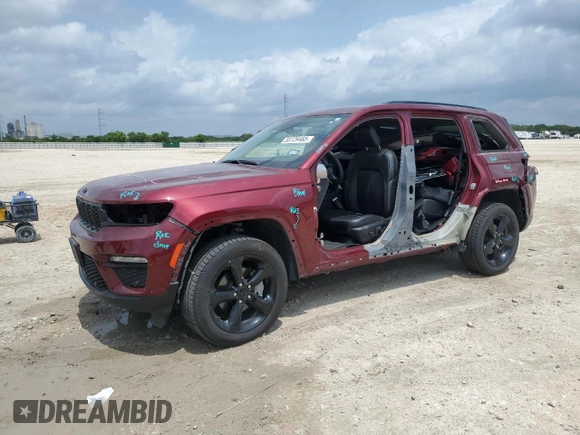 2023 Jeep Grand Cherokee Limited with VIN 1C4RJHBG9PC507131, listed as a Copart auction lot 53729465 with 58,416 mi miles and Salvage title. Bid and sale history available at DreamBid. Image 1.