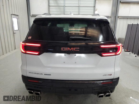 2024 GMC Acadia AWD AT4 z VIN 1GKENPKS1RJ163766, wystawiony jako Copart lot #82437144 z przebiegiem 4320 mil mil oraz Tytuł czysty. Historia ofert i sprzedaży dostępna na DreamBid. Obrazek 6.
