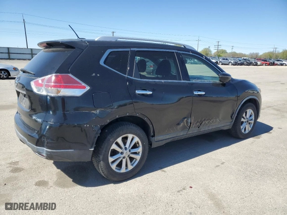 2016 Nissan Rogue SV with VIN KNMAT2MV2GP698500, listed as a Copart auction lot 53832495 with 325,018 mi miles and Clean Title. Bid and sale history available at carsss.com. Image 3.