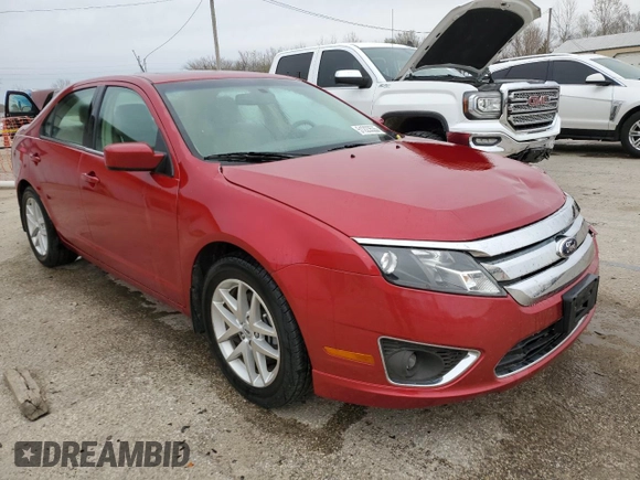 2012 Ford Fusion SEL with VIN 3FAHP0JGXCR364995, listed as a Copart auction lot 51223535 with 42,012 mi miles and Salvage Title. Bid and sale history available at carsss.com. Image 4.