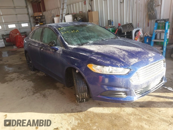 2016 Ford Fusion SE with VIN 3FA6P0HD3GR188221, listed as a IAAI auction lot 41327227 with 98,167 mi miles. Bid and sale history available at carsss.com. Image 1.