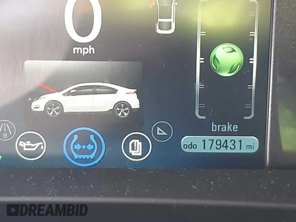 2012 Chevrolet Volt with VIN 1G1RB6E45CU100200, listed as a IAAI auction lot 41954928 with 179,431 mi miles and . Bid and sale history available at carsss.com. Image 16.